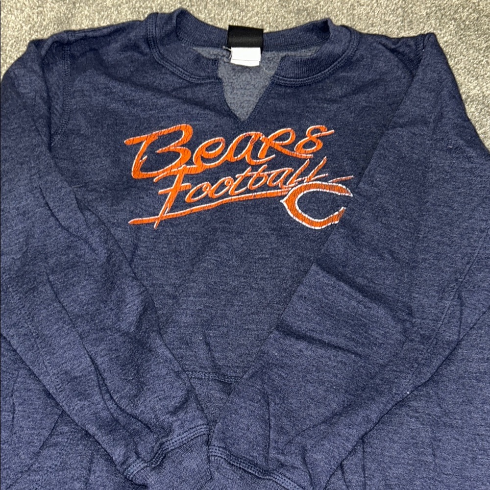 Women’s XL Chicago Bears Football Navy Sweatshirt